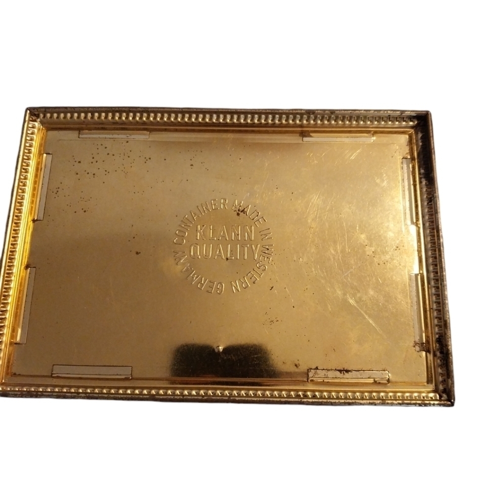 Vintage Tin Trinket box horses Klann Quality - Picture 6 of 7